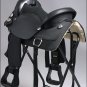 TT114-F HILASON WESTERN CORDURA FLEX-TREE TRAIL PLEASURE RIDING SADDLE BLACK 16"