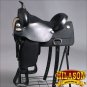 TT114-F HILASON WESTERN CORDURA FLEX-TREE TRAIL PLEASURE RIDING SADDLE BLACK 16"