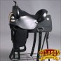 TT114-F HILASON WESTERN CORDURA FLEX-TREE TRAIL PLEASURE RIDING SADDLE BLACK 16"