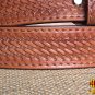 GM201MRED-F HILASON HAND MADE HEAVY DUTY BUFFALO HIDE LEATHER STICHED BELT 48"