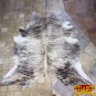 HS1181-F HILASON HAIR ON LEATHER PURE BRAZILIAN COWHIDE SKIN RUG CARPET NATURAL