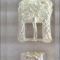 1 pc. BUCKLE HORSE SADDLE WESTERN HEADSTALL BRIDLE SILVER TACK FLORAL 3/4 INCH