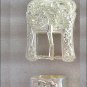 1 pc. BUCKLE HORSE SADDLE WESTERN HEADSTALL BRIDLE SILVER TACK FLORAL 3/4 INCH