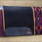FEP213 MADE IN USA HILASON WESTERN WOOL FELT SADDLE BLANKET PAD ROYAL CRIMSON
