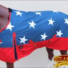 HILASON 1200D 400 GSM WINTER WATERPROOF POLY HORSE BLANKET W/ BELLY WRAP 66"-84"