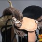 TT205DBRO 14" HILASON WESTERN FLEX TREE BARREL RACING TRAIL RIDING HORSE SADDLE