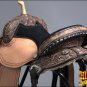 TT205DBRO 14" HILASON WESTERN FLEX TREE BARREL RACING TRAIL RIDING HORSE SADDLE