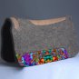 MADEINUSA HIGH QUALITY 100% WOOL FELT HILASON WESTERN SADDLE PAD TIE DIE 31x32