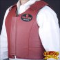 PV111-F HILASON LEATHER BAREBACK PRO RODEO BULL RIDING PROTECTIVE VEST XXX LARGE