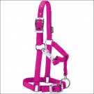 WEAVER LARGE PINK FUSION MINIATURE HORSE ADJUSTABLE CHIN & THROAT SNAP HALTER