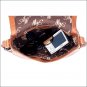 AMERICAN WEST LEATHER LADIES BLAZING SADDLE FLAP CROSSBODY SHOULDER HAND BAG