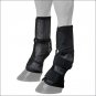 TOUGH 1 CONTOURED MESH NEOPRENE FOAM PADDED HORSE LEG FLY BOOTS PAIR OF 2 BLACK