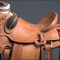 WD060 HILASON BIG KING SERIES WESTERN WADE RANCH ROPING COWBOY SADDLE 15 16 17