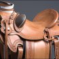 WD060 HILASON BIG KING SERIES WESTERN WADE RANCH ROPING COWBOY SADDLE 15 16 17