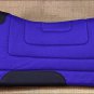 PURPLE HILASON HORSE SQUARE SADDLEBACK CONTOURED CUT SADDLE PAD W/ FELT BOTTOM
