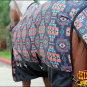 72" HILASON 1200D WATERPROOF POLY TURNOUT NECK COVER HORSE BLANKET AZTEC TRIBAL
