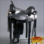 T102BK HILASON WESTERN FLEX TREE TRAIL PLEASURE ENDURANCE RIDING HORSE SADDLE 18
