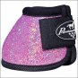 GLITTER PINK LRG PROFESSIONAL CHOICE NOTURN SECURE FIT OVERREACH HORSE BELL BOOT