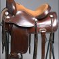 TO10ADB-F HILASON TREELESS WESTERN LEATHER TRAIL PLEASURE HORSE RIDING SADDLE 15