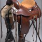 TO10ADB-F HILASON TREELESS WESTERN LEATHER TRAIL PLEASURE HORSE RIDING SADDLE 15