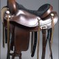 TO08ADB-F HILASON TREELESS WESTERN LEATHER TRAIL PLEASURE HORSE RIDING SADDLE 15