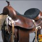 TO08ADB-F HILASON TREELESS WESTERN LEATHER TRAIL PLEASURE HORSE RIDING SADDLE 15