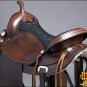 TO08ADB-F HILASON TREELESS WESTERN LEATHER TRAIL PLEASURE HORSE RIDING SADDLE 15