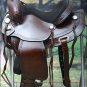 TO108AB-F HILASON TREELESS WESTERN LEATHER TRAIL PLEASURE HORSE RIDING SADDLE 18