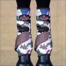 LARGE HILASON CAMO HORSE REAR LEG PROTECTION ULTIMATE SPORTS BOOTS PAIR