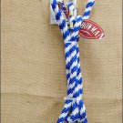 SHOWMAN BLUE POLY HORSE 8 feet LEAD ROPE WITH BRASS SNAP