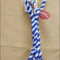 SHOWMAN BLUE POLY HORSE 8 feet LEAD ROPE WITH BRASS SNAP