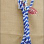 SHOWMAN BLUE POLY HORSE 8 feet LEAD ROPE WITH BRASS SNAP