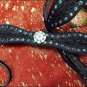 HILASON WESTERN LEATHER HORSE BRIDLE HEADSTALL BREAST COLLAR BLACK W/ CONCHOS