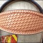 V1 HILASON WESTERN HAND TOOLED LEATHER HORSE BRIDLE HEADSTALL - TAN