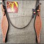 V1 HILASON WESTERN HAND TOOLED LEATHER HORSE BRIDLE HEADSTALL - TAN
