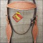 V1 HILASON WESTERN HAND TOOLED LEATHER HORSE BRIDLE HEADSTALL - TAN
