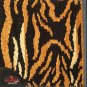 MADE IN USA FE155-F HILASON WESTERN WOOL FELT SADDLE BLANKET PAD TIGER PRINT