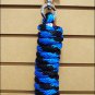 BLUE BLACK HORSE TACK SOLID BRAID POLY ROPE LEAD W/ NPMI BUFFALO SNAP 5/8 X 9