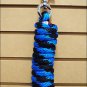 BLUE BLACK HORSE TACK SOLID BRAID POLY ROPE LEAD W/ NPMI BUFFALO SNAP 5/8 X 9