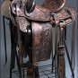 WD013CHORO HILASON BIG KING WESTERN WADE RANCH ROPING COWBOY TRAIL SADDLE
