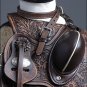 WD013CHORO HILASON BIG KING WESTERN WADE RANCH ROPING COWBOY TRAIL SADDLE