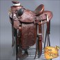 WD005AM 15" HILASON BIG KING WESTERN WADE RANCH ROPING COWBOY TRAIL SADDLE