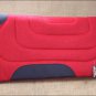 RED 1 INCH FELT HORSE SADDLE PAD W/ SUEDE WEAR LEATHER BY WEAVER LEATHER