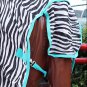 81" HILASON UV PROTECT AIRFLOW MESH HORSE FLY SHEET W/ BELLY STRAP ZEBRA
