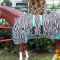 81" HILASON UV PROTECT AIRFLOW MESH HORSE FLY SHEET W/ BELLY STRAP ZEBRA
