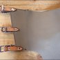 F806 HILASON YOUTH CHILD PRO RODEO BRONC BULL-RIDING SMOOTH LEATHER CHINKS CHAPS