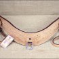 HILASON LEATHER TACK HORSE STEER TRIPPING BREAST TRAPS 3 1/4 inch OAK STAMPED
