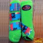 LARGE HILASON AZTEC LIME HORSE FRONT LEG PROTECTION ULTIMATE SPORTS BOOTS PAIR