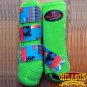 LARGE HILASON AZTEC LIME HORSE FRONT LEG PROTECTION ULTIMATE SPORTS BOOTS PAIR