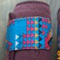 MEDIUM HILASON BROWN AZTEC HORSE FRONT LEG PROTECTION ULTIMATE SPORTS BOOTS PAIR